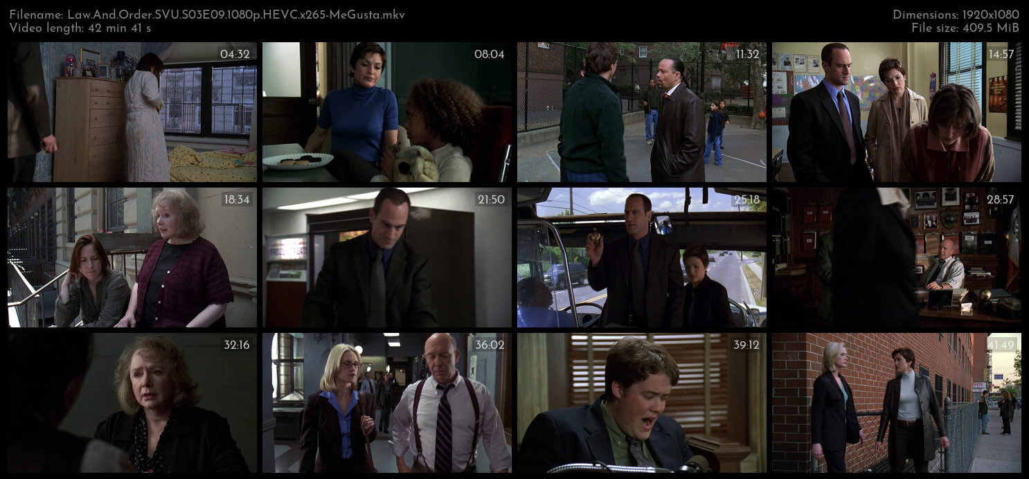 Law And Order SVU S03E09 1080p HEVC x265 MeGusta TGx