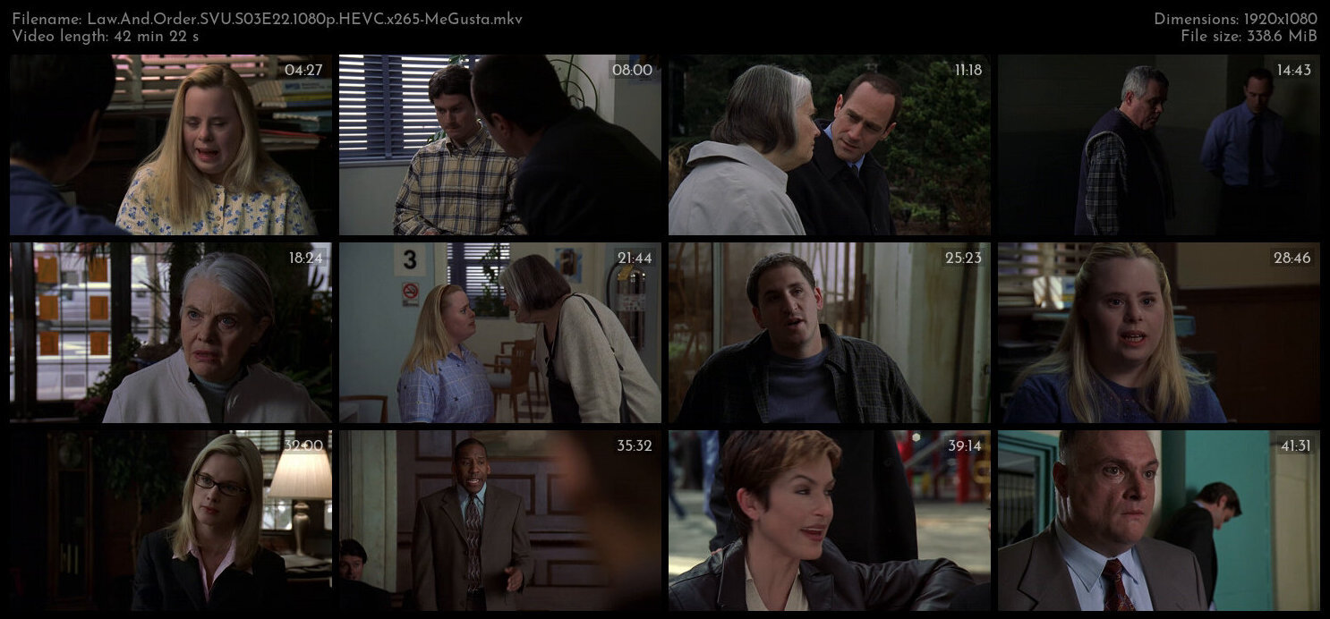 Law And Order SVU S03E22 1080p HEVC x265 MeGusta TGx