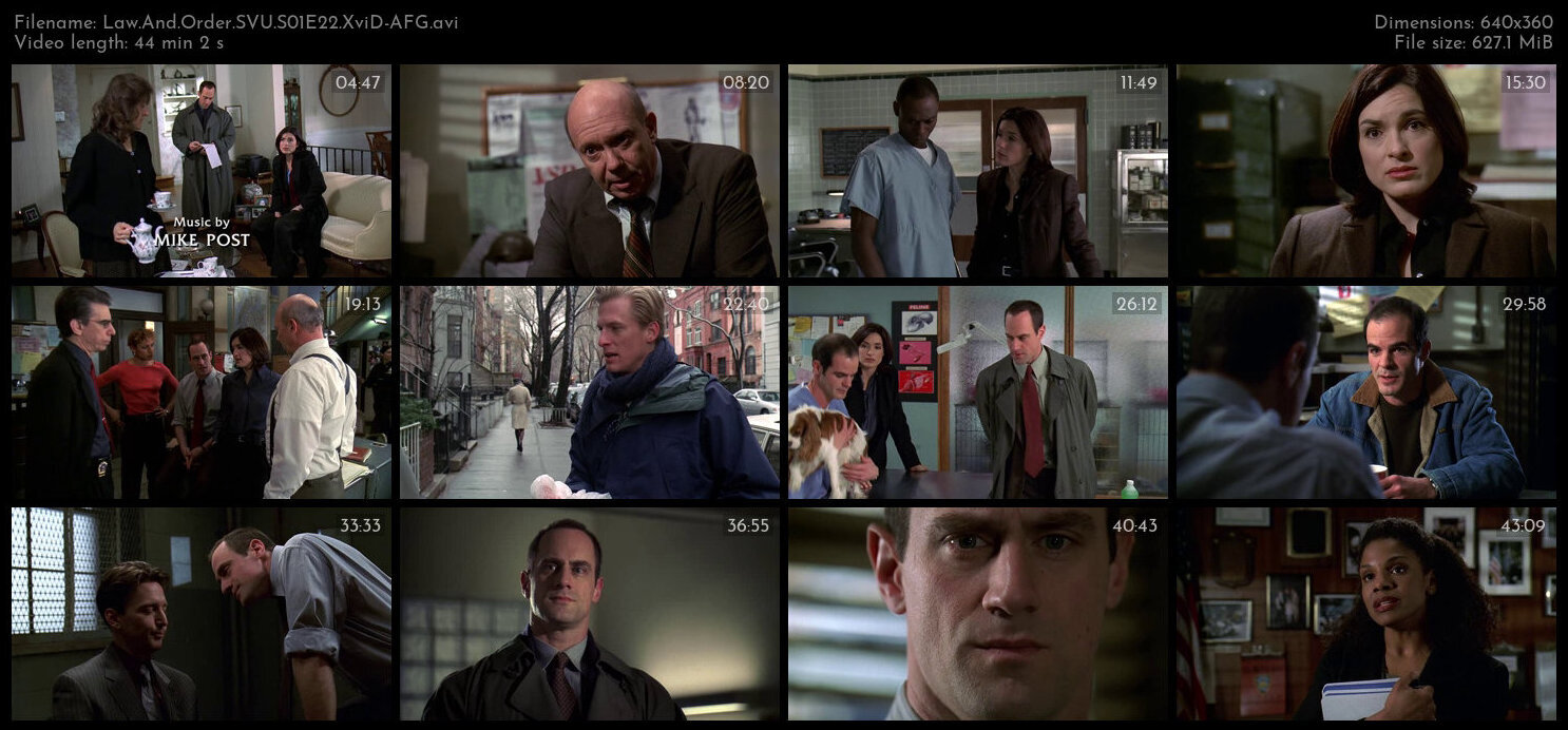 Law And Order SVU S01E22 XviD AFG TGx