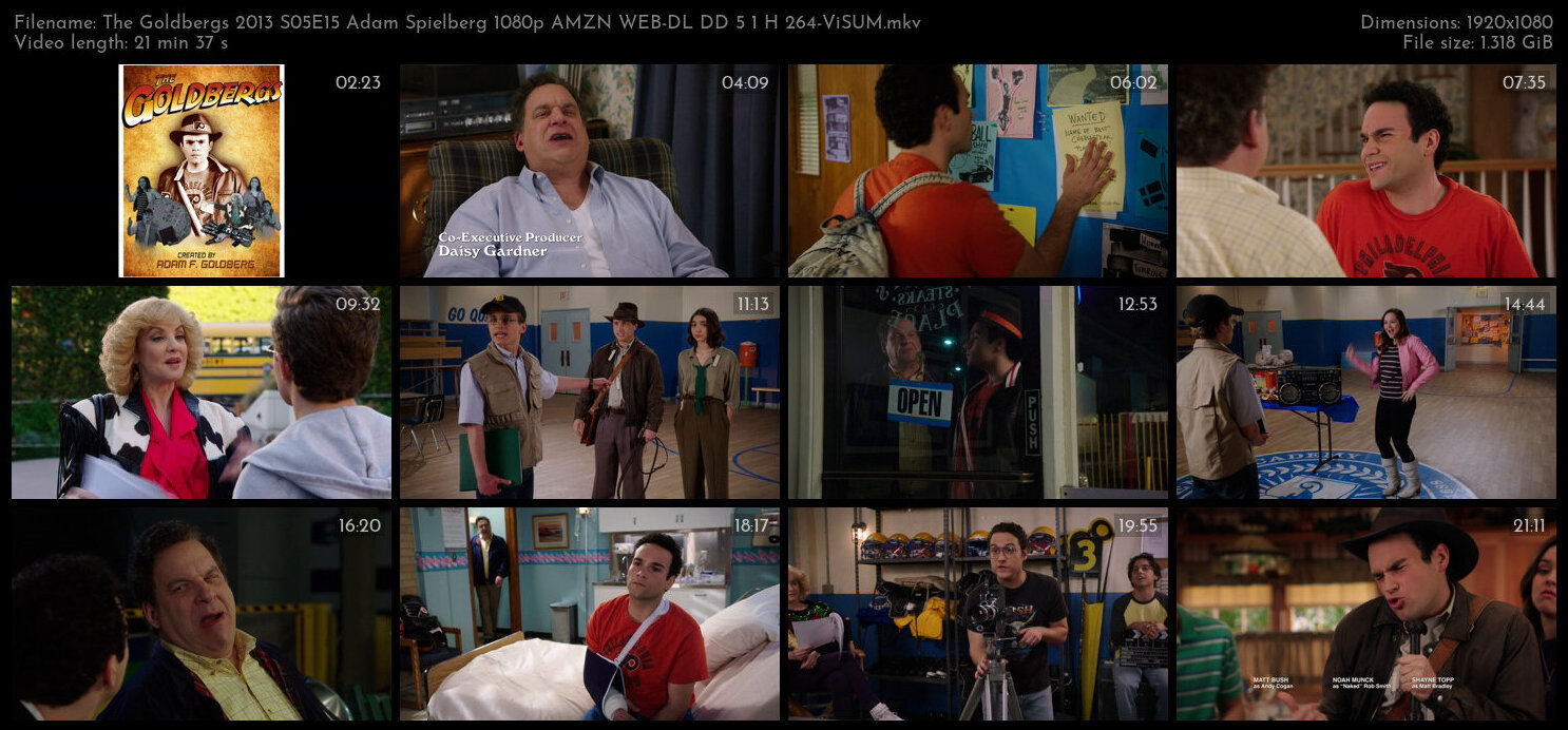 The Goldbergs 2013 S05E15 Adam Spielberg 1080p AMZN WEB DL DD 5 1 H 264 ViSUM TGx