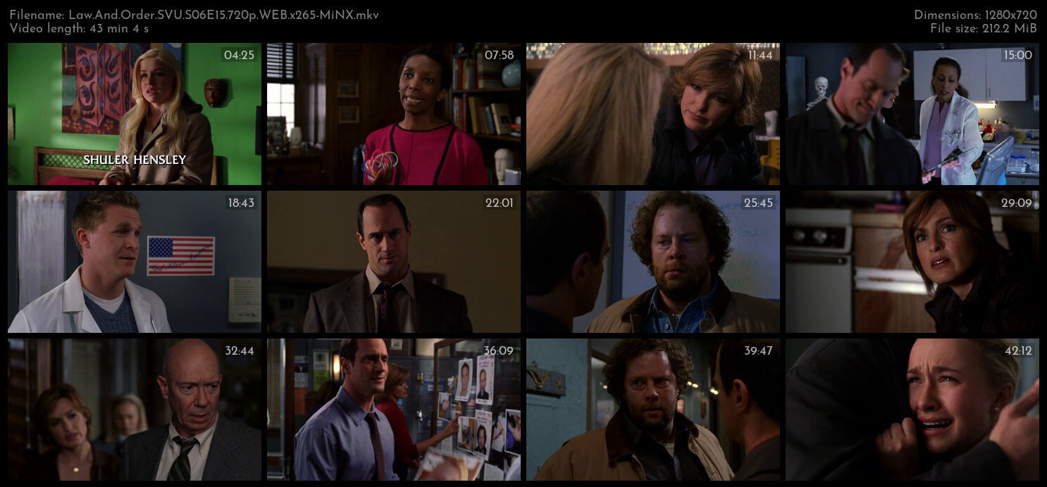 Law And Order SVU S06E15 720p WEB x265 MiNX TGx