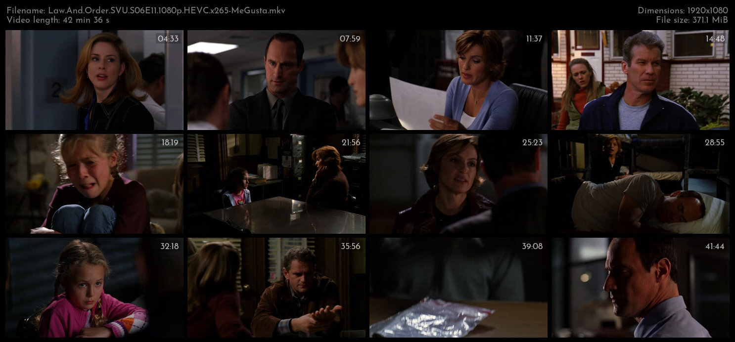 Law And Order SVU S06E11 1080p HEVC x265 MeGusta TGx