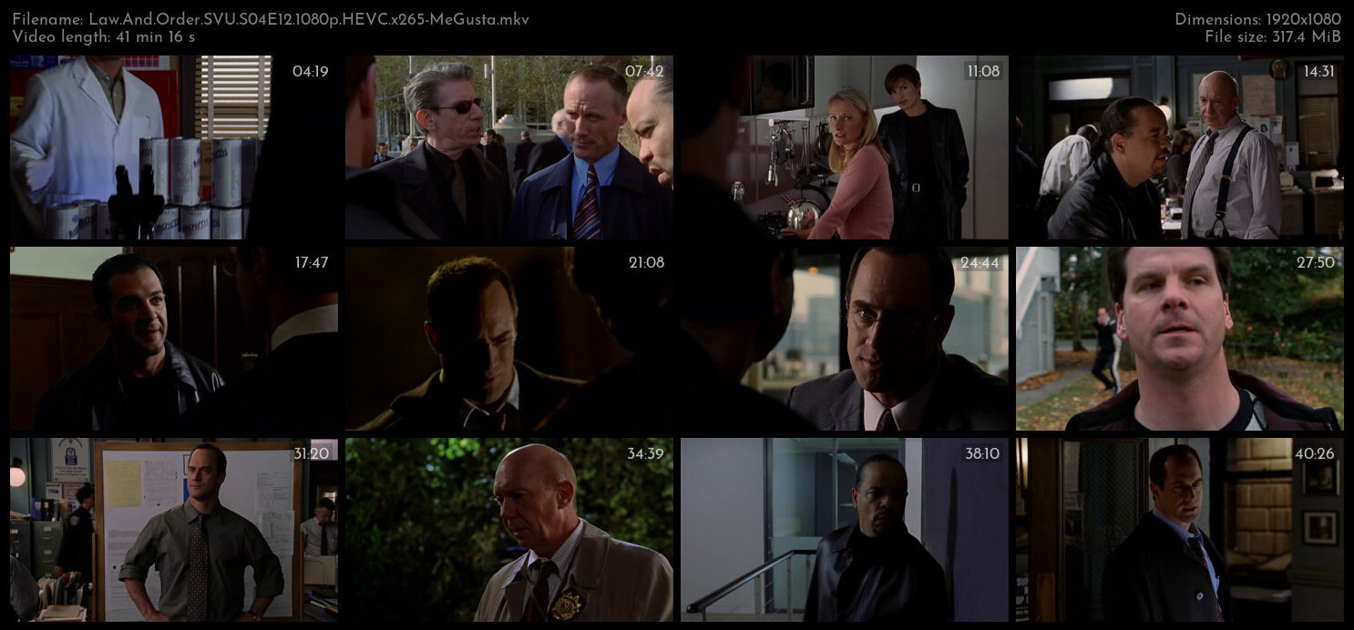 Law And Order SVU S04E12 1080p HEVC x265 MeGusta TGx