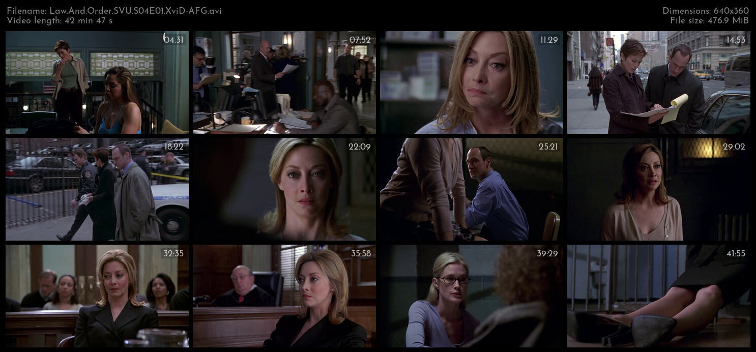 Law And Order SVU S04E01 XviD AFG TGx