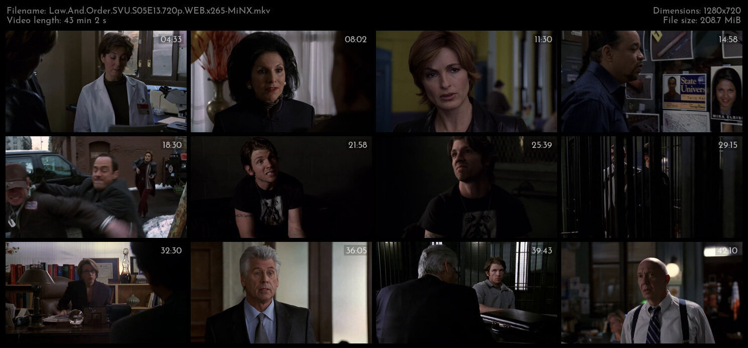 Law And Order SVU S05E13 720p WEB x265 MiNX TGx