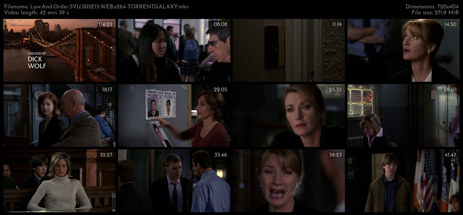 Law And Order SVU S05E15 WEB x264 TORRENTGALAXY