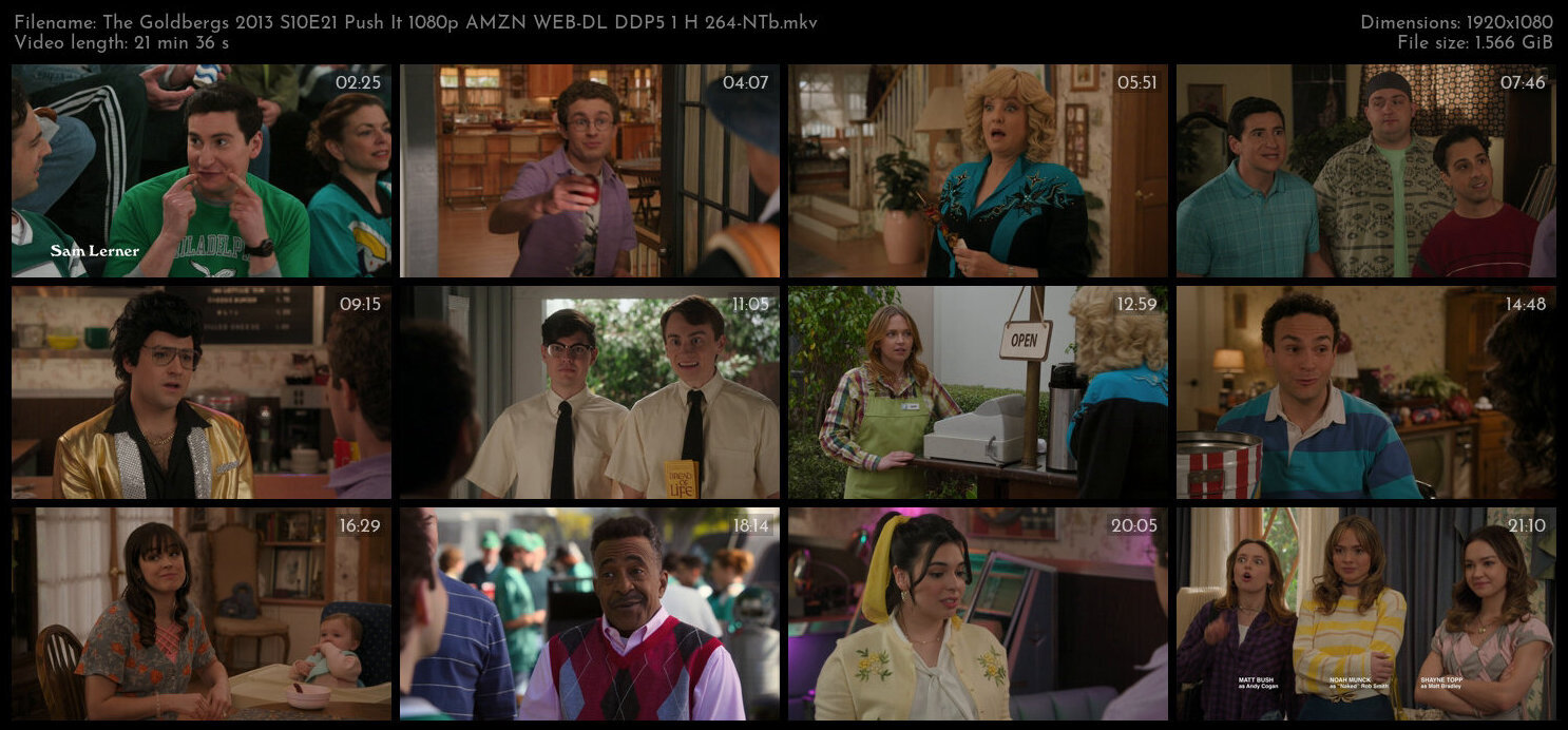 The Goldbergs 2013 S10E21 Push It 1080p AMZN WEB DL DDP5 1 H 264 NTb TGx