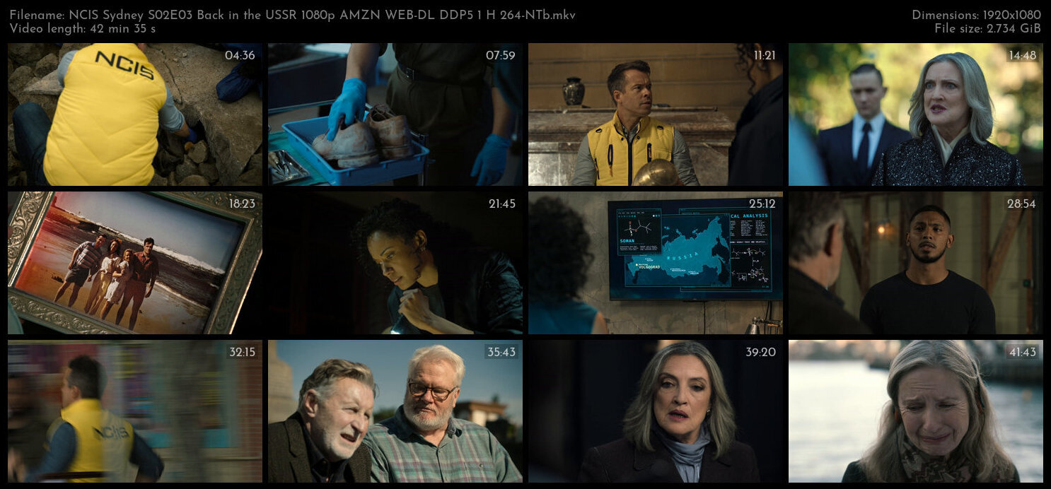 NCIS Sydney S02E03 Back in the USSR 1080p AMZN WEB DL DDP5 1 H 264 NTb TGx