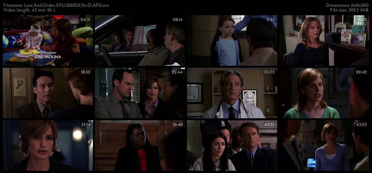 Law And Order SVU S06E01 XviD AFG TGx