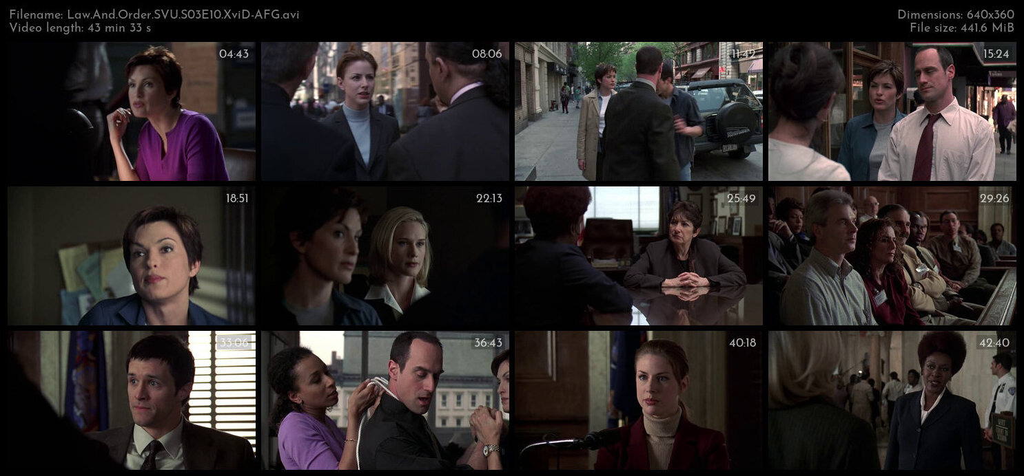 Law And Order SVU S03E10 XviD AFG TGx