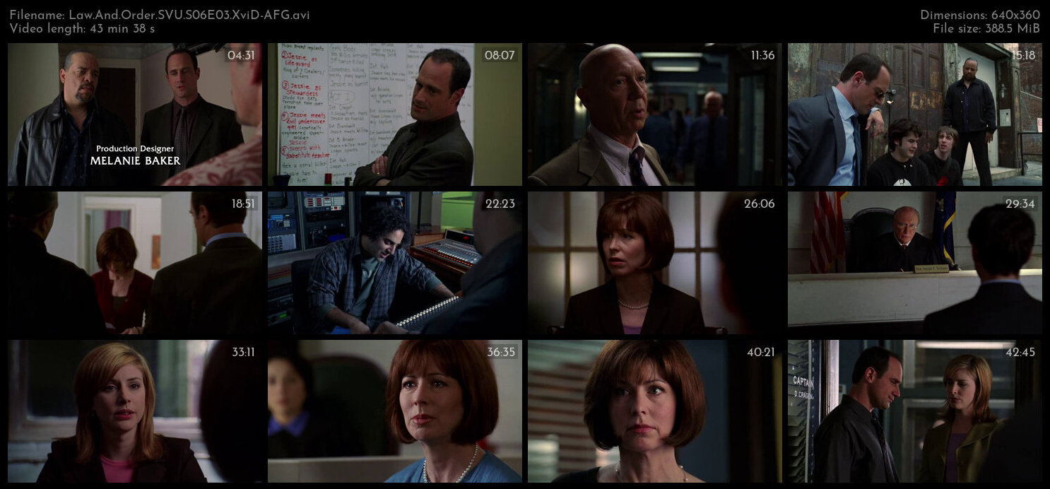 Law And Order SVU S06E03 XviD AFG TGx