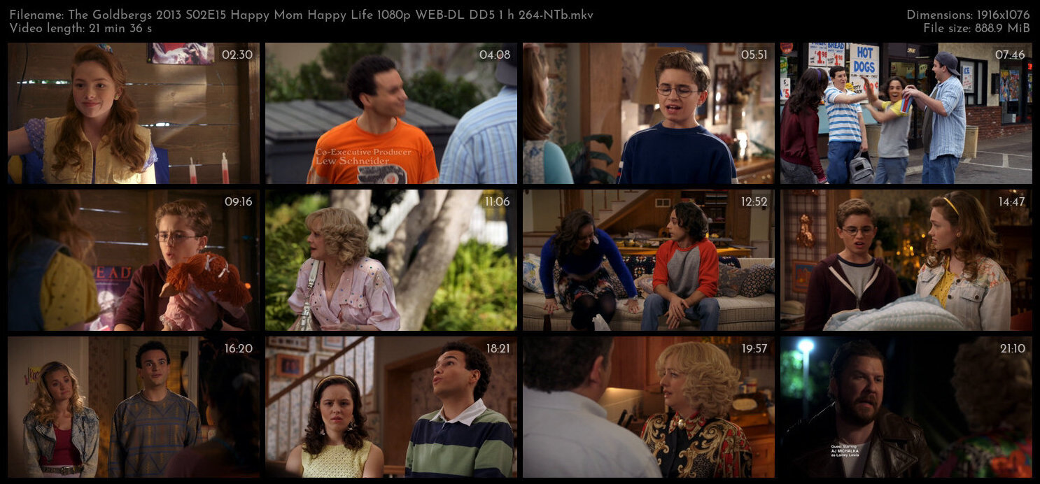 The Goldbergs 2013 S02E15 Happy Mom Happy Life 1080p WEB DL DD5 1 h 264 NTb TGx