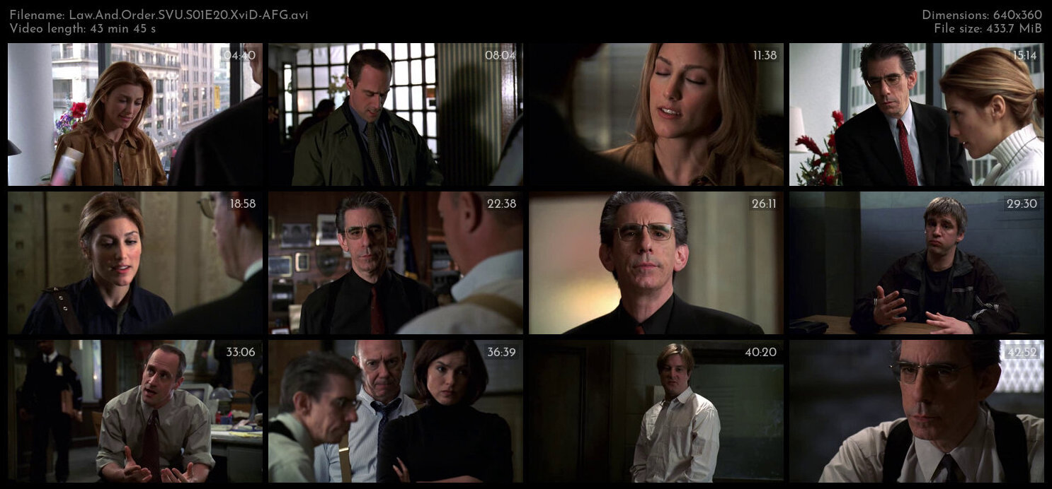 Law And Order SVU S01E20 XviD AFG TGx