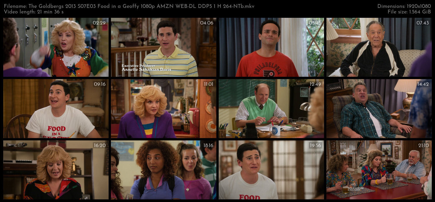 The Goldbergs 2013 S07E03 Food in a Geoffy 1080p AMZN WEB DL DDP5 1 H 264 NTb TGx