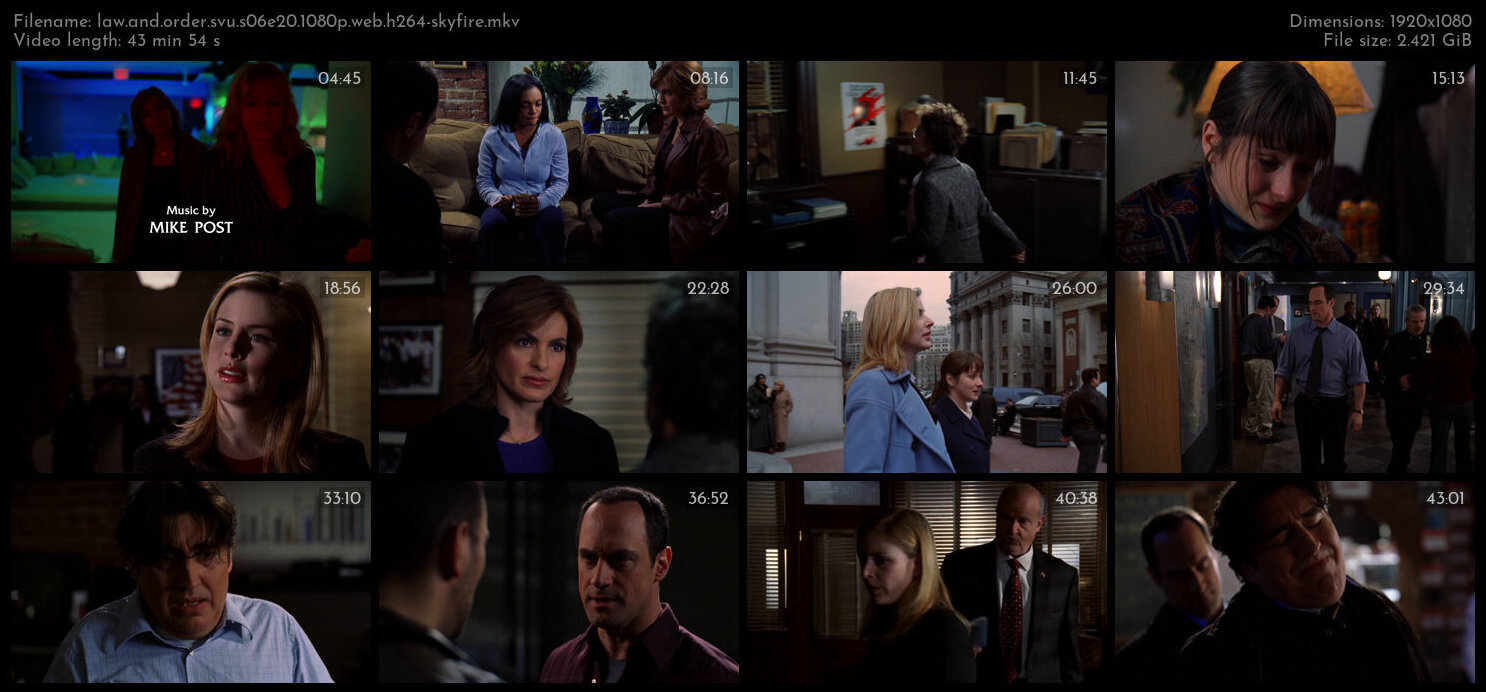 Law And Order SVU S06E20 1080p WEB H264 SKYFiRE TGx