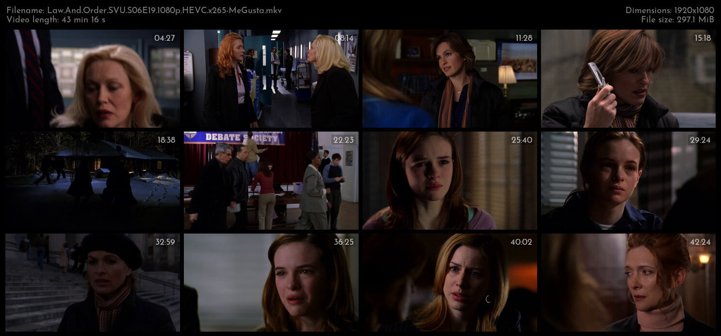 Law And Order SVU S06E19 1080p HEVC x265 MeGusta TGx