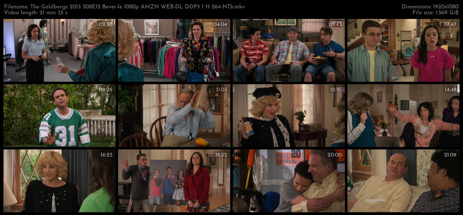 The Goldbergs 2013 S08E15 Bever le 1080p AMZN WEB DL DDP5 1 H 264 NTb TGx