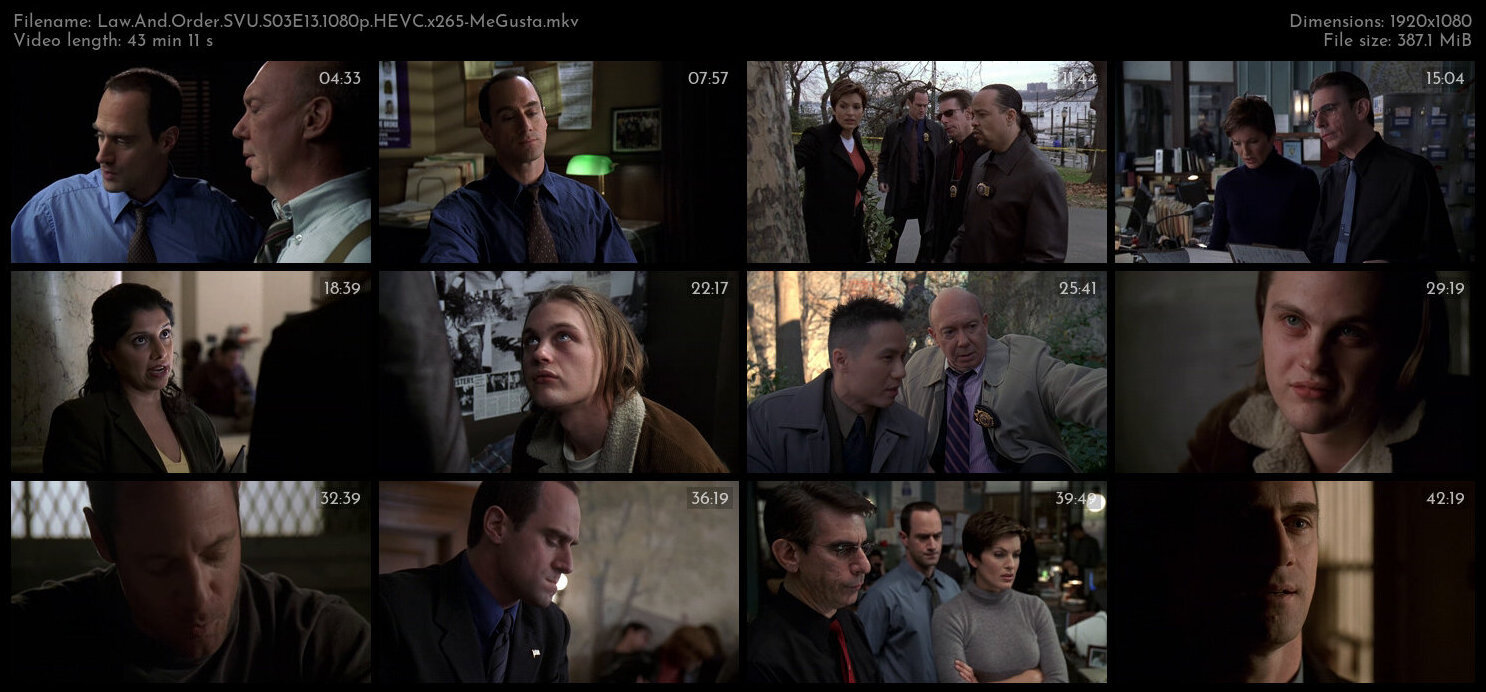 Law And Order SVU S03E13 1080p HEVC x265 MeGusta TGx