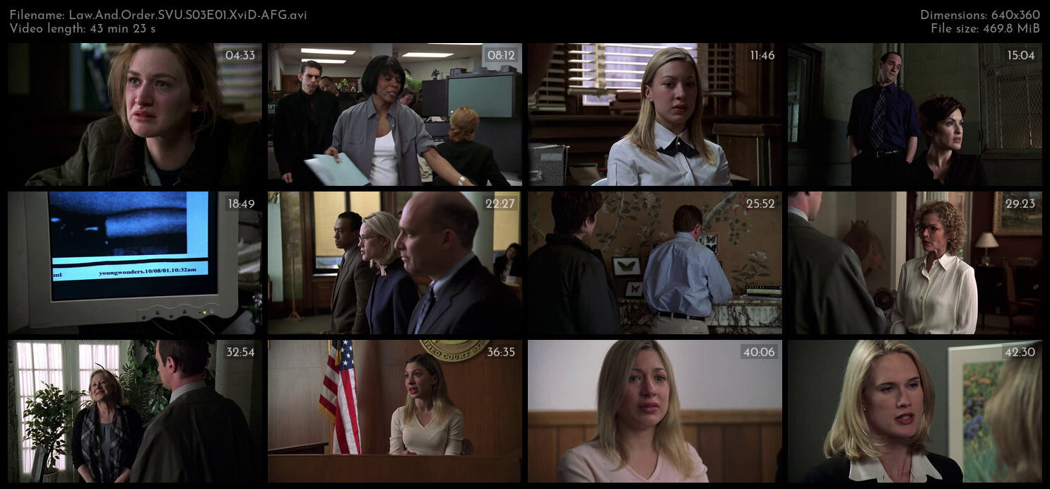 Law And Order SVU S03E01 XviD AFG TGx