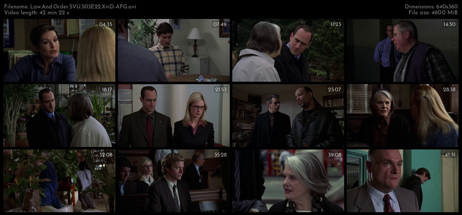 Law And Order SVU S03E22 XviD AFG TGx