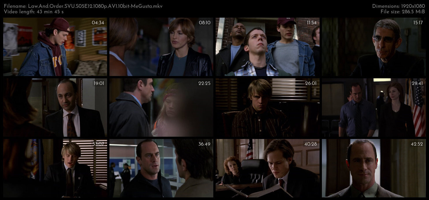 Law And Order SVU S05E12 1080p AV1 10bit MeGusta TGx