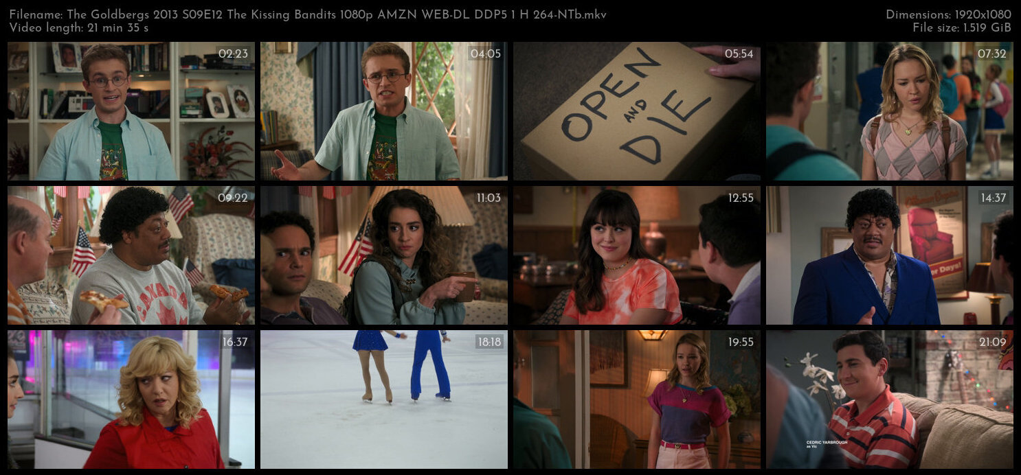 The Goldbergs 2013 S09E12 The Kissing Bandits 1080p AMZN WEB DL DDP5 1 H 264 NTb TGx