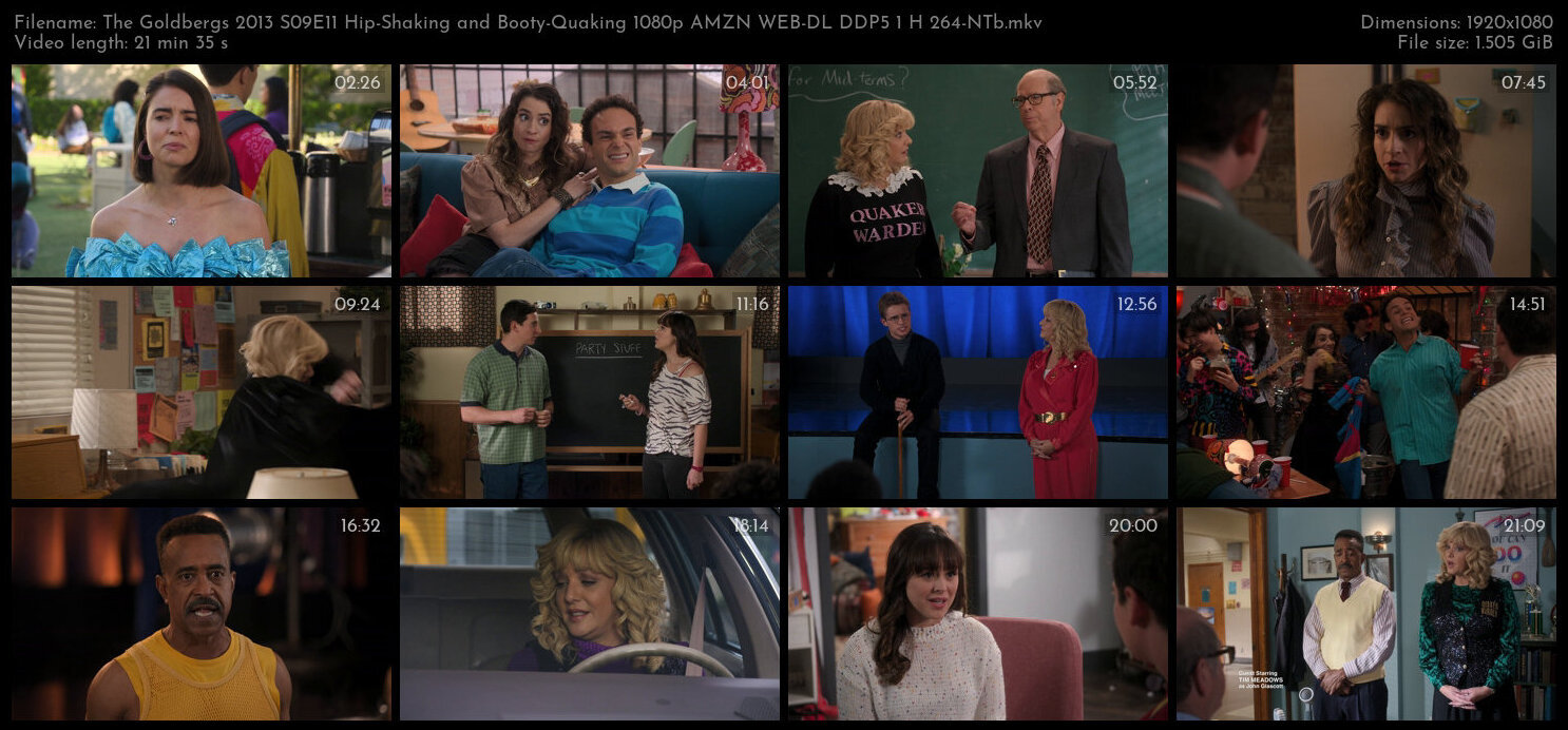 The Goldbergs 2013 S09E11 Hip Shaking and Booty Quaking 1080p AMZN WEB DL DDP5 1 H 264 NTb TGx