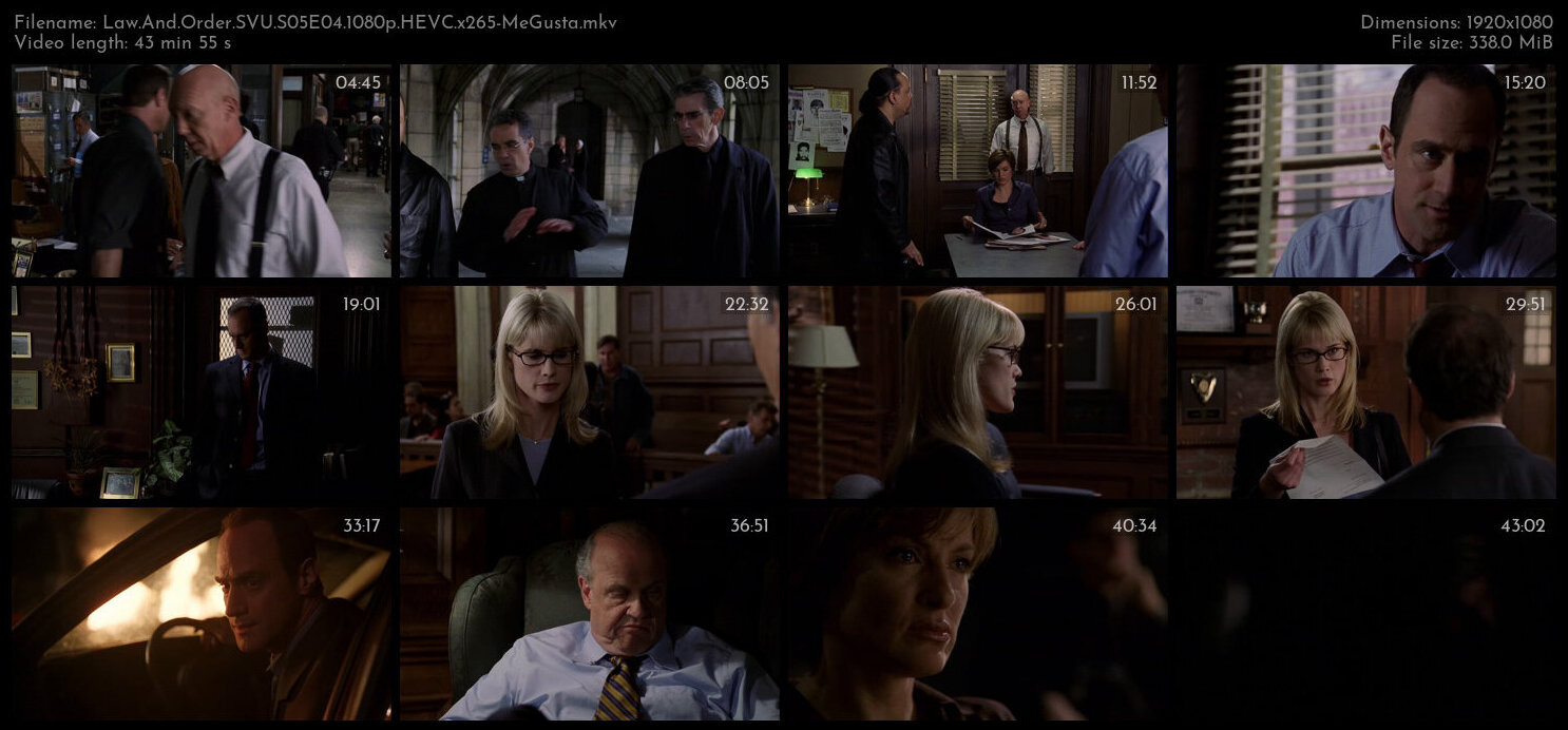 Law And Order SVU S05E04 1080p HEVC x265 MeGusta TGx