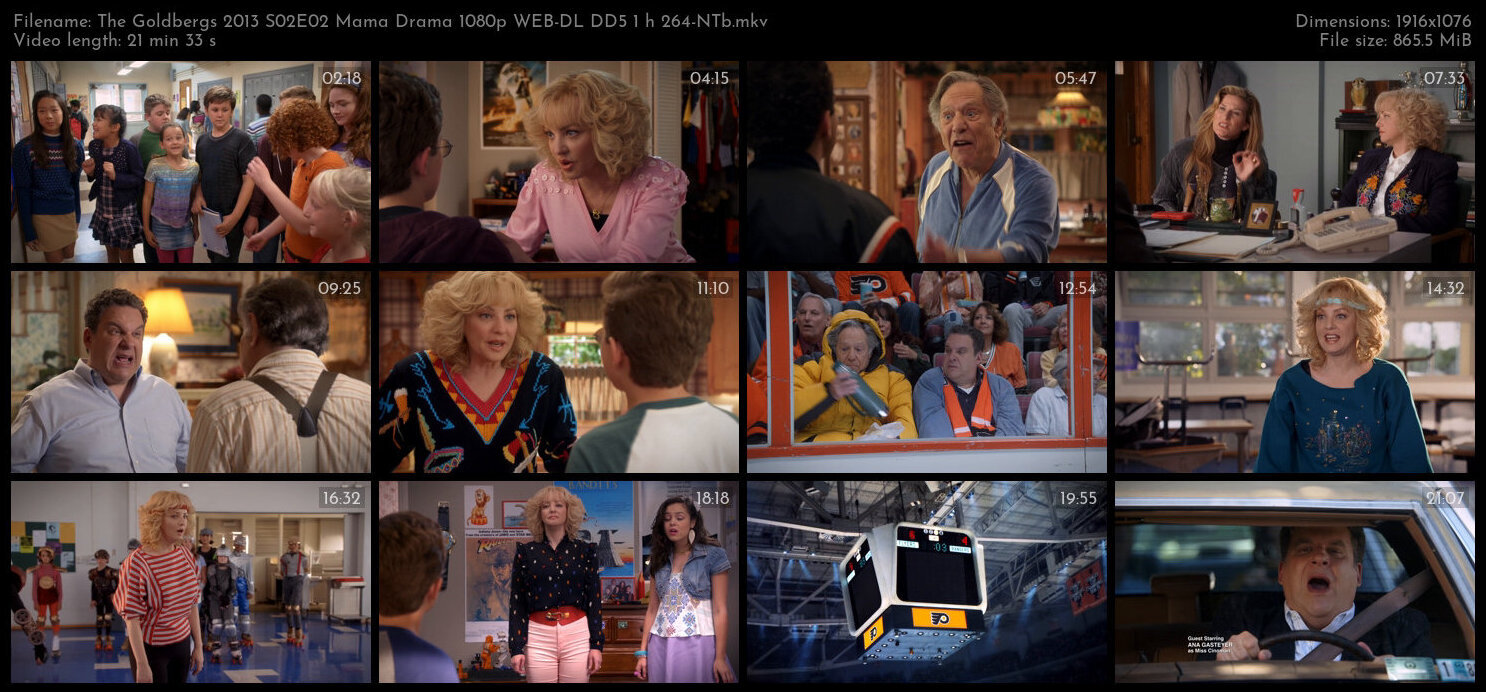 The Goldbergs 2013 S02E02 Mama Drama 1080p WEB DL DD5 1 h 264 NTb TGx