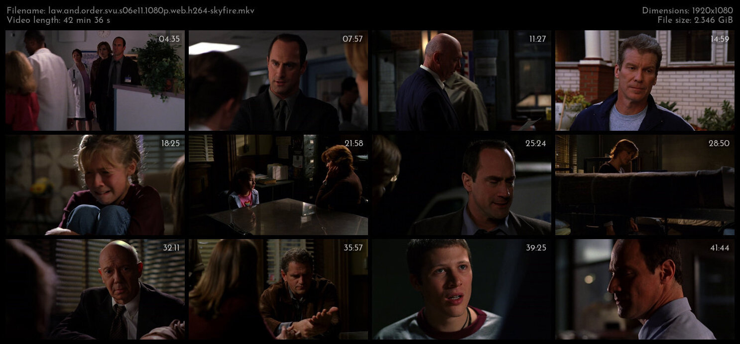 Law And Order SVU S06E11 1080p WEB H264 SKYFiRE TGx