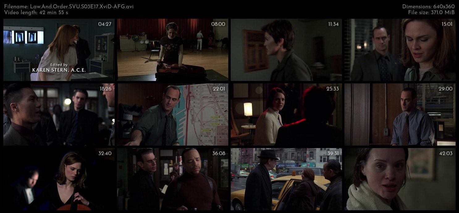 Law And Order SVU S03E17 XviD AFG TGx