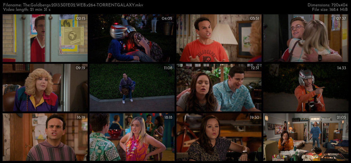 The Goldbergs 2013 S07E02 WEB x264 TORRENTGALAXY