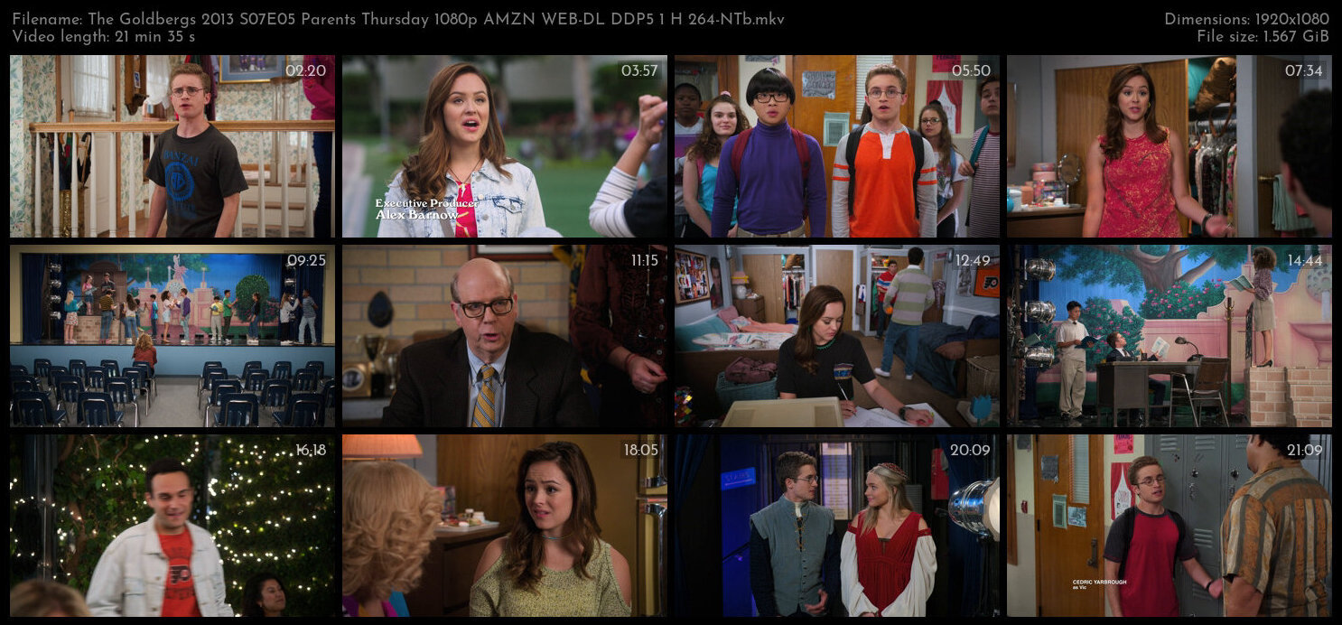 The Goldbergs 2013 S07E05 Parents Thursday 1080p AMZN WEB DL DDP5 1 H 264 NTb TGx