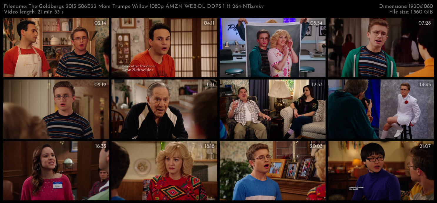 The Goldbergs 2013 S06E22 Mom Trumps Willow 1080p AMZN WEB DL DDP5 1 H 264 NTb TGx