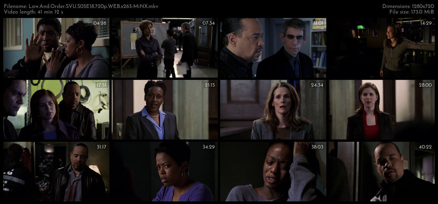 Law And Order SVU S05E18 720p WEB x265 MiNX TGx