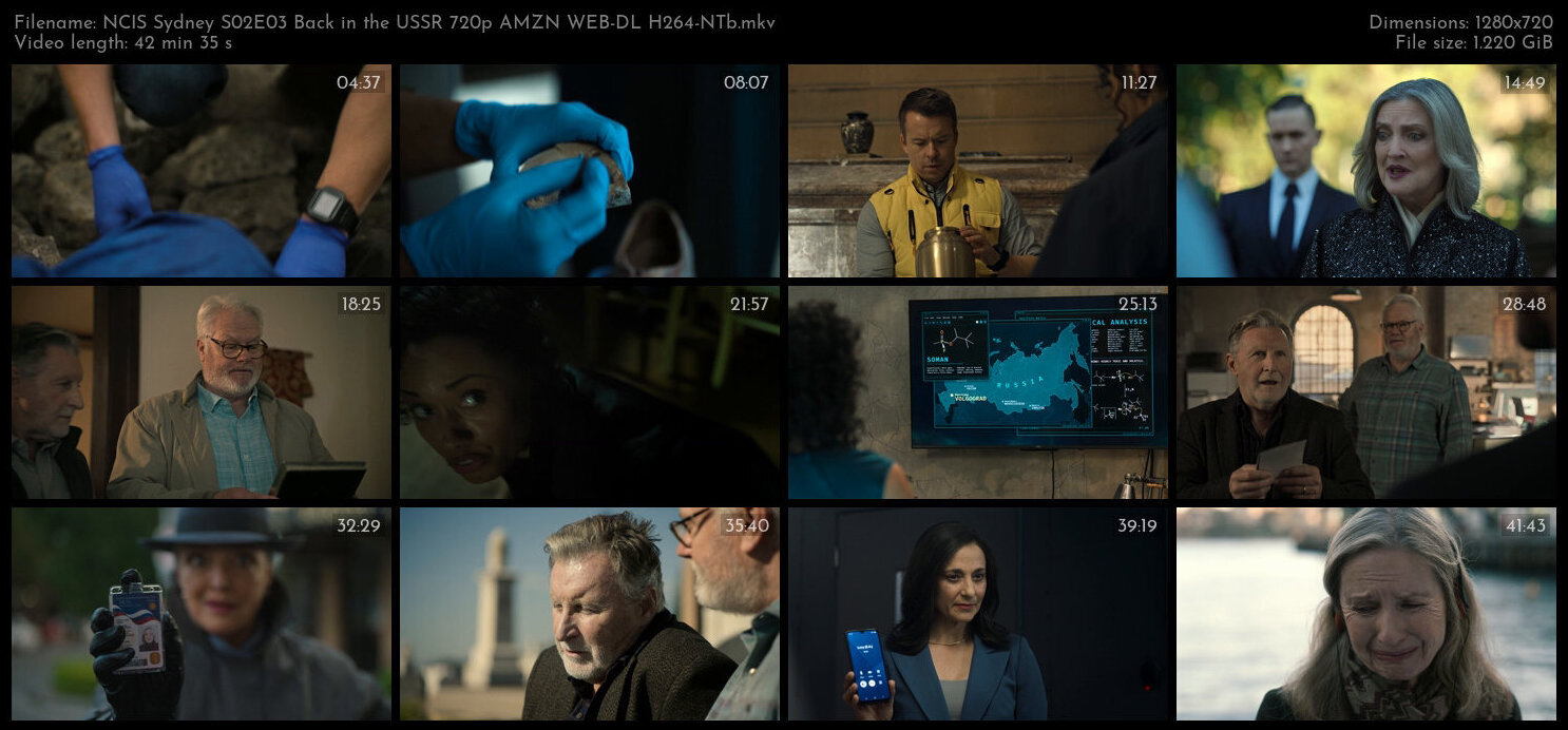 NCIS Sydney S02E03 Back in the USSR 720p AMZN WEB DL H264 NTb TGx