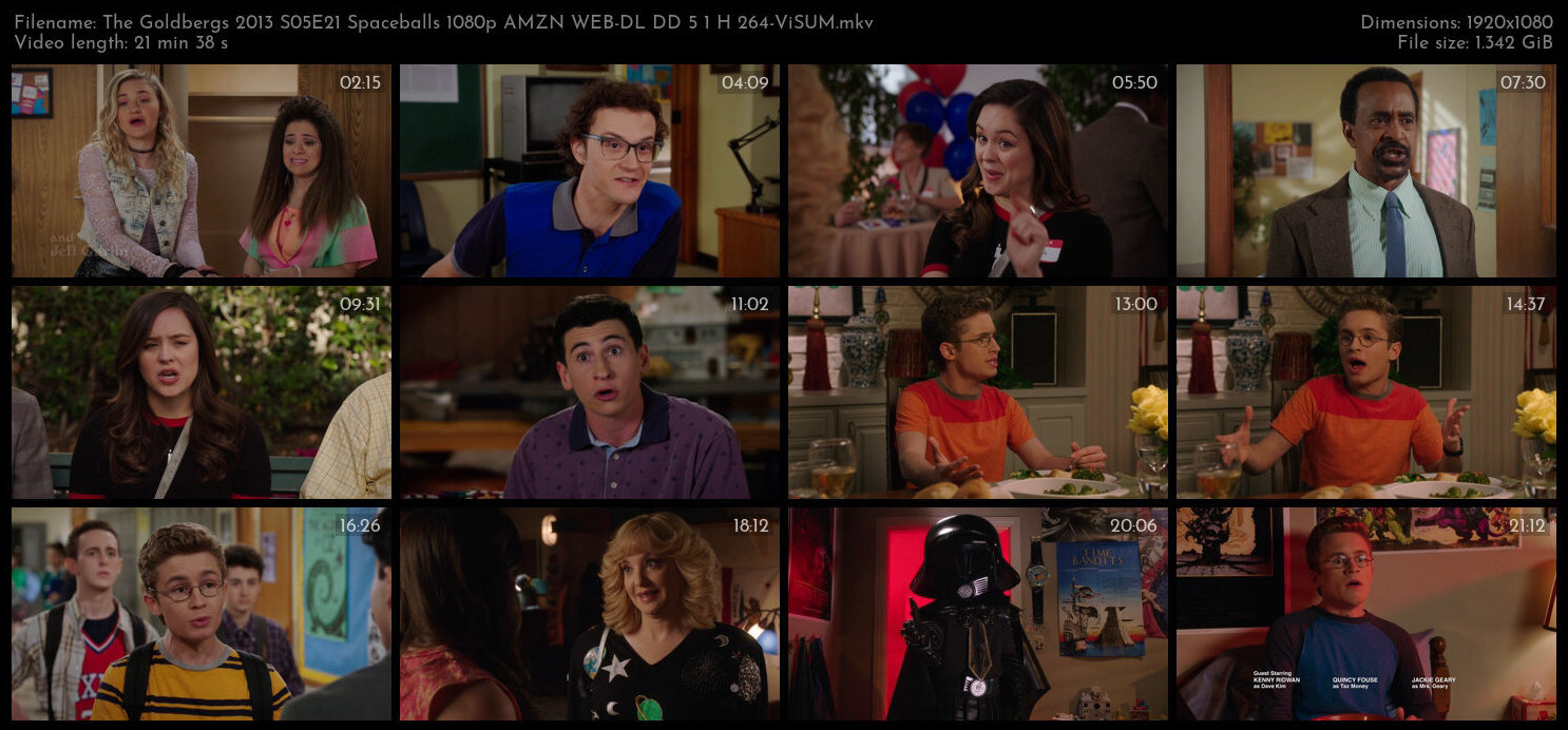 The Goldbergs 2013 S05E21 Spaceballs 1080p AMZN WEB DL DD 5 1 H 264 ViSUM TGx