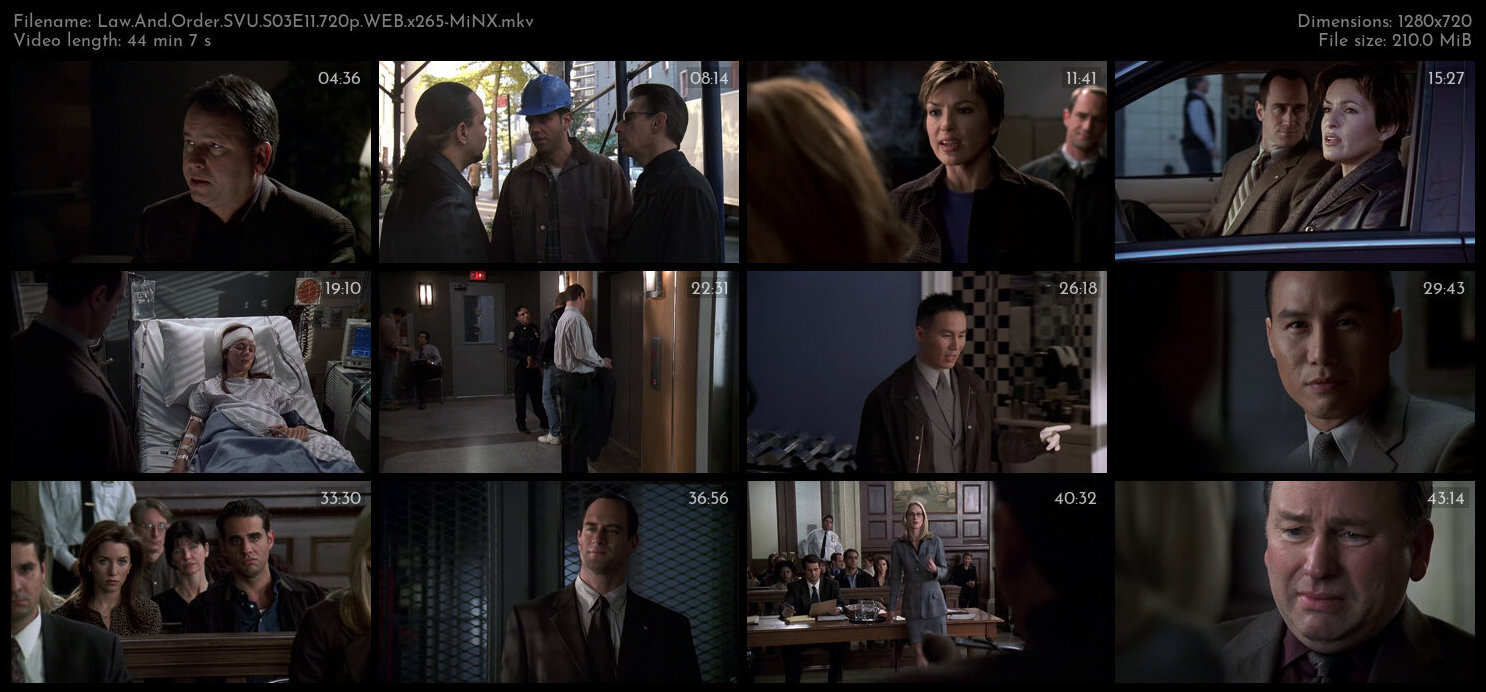 Law And Order SVU S03E11 720p WEB x265 MiNX TGx