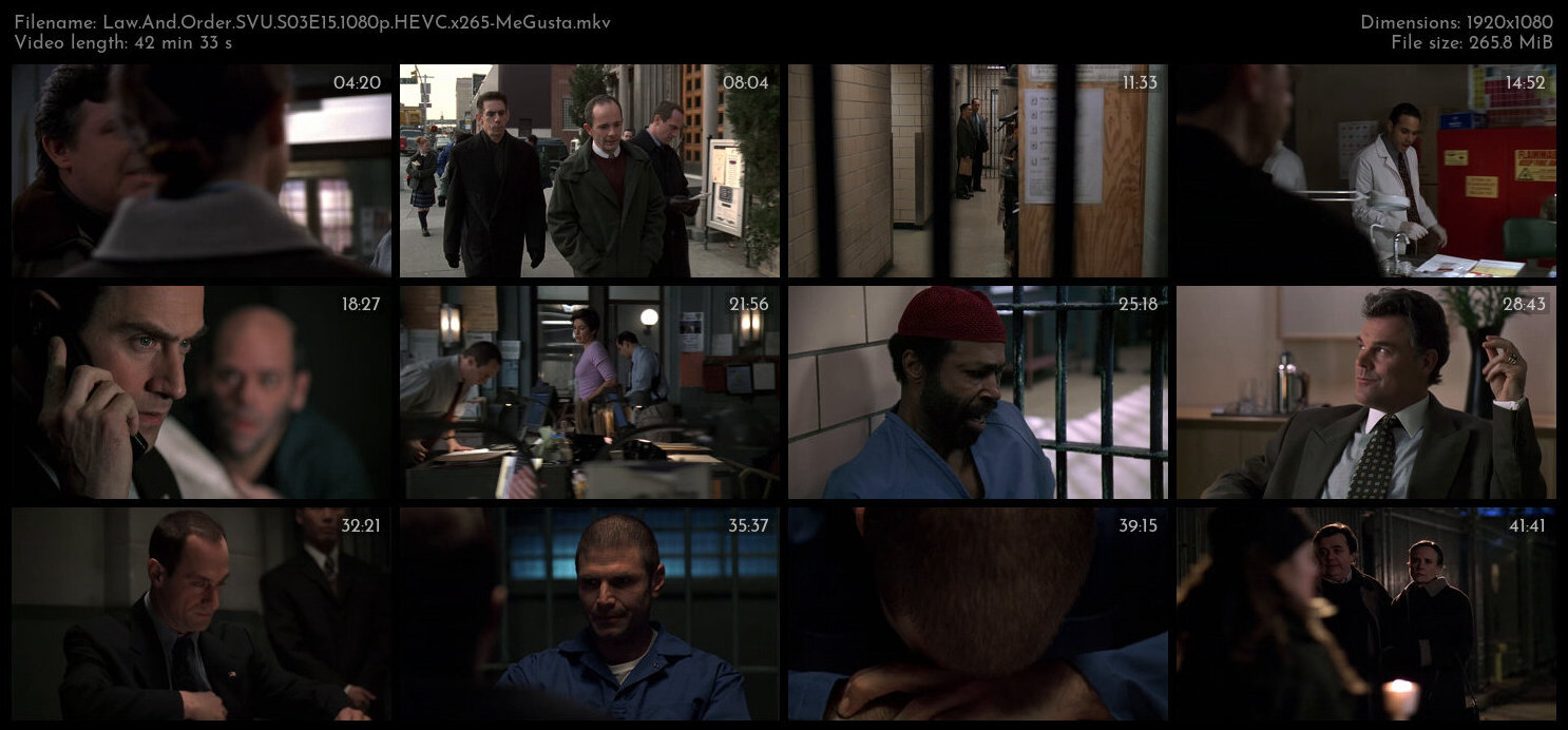 Law And Order SVU S03E15 1080p HEVC x265 MeGusta TGx