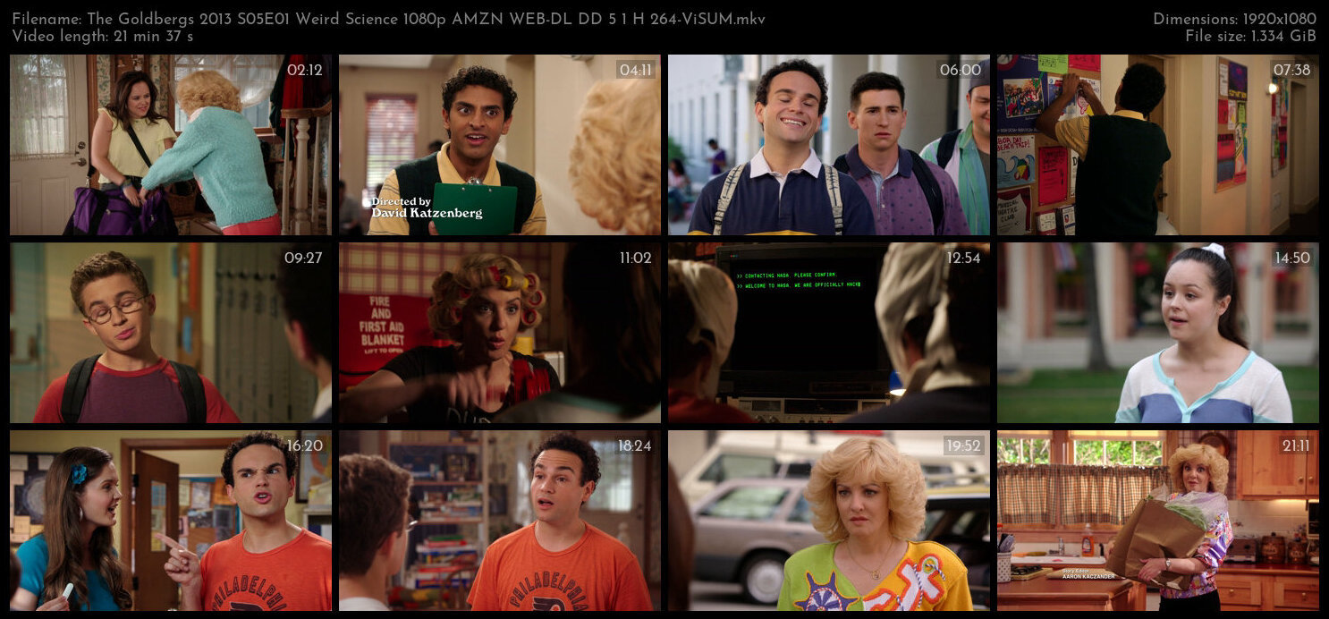 The Goldbergs 2013 S05E01 Weird Science 1080p AMZN WEB DL DD 5 1 H 264 ViSUM TGx