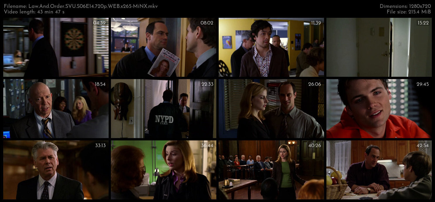 Law And Order SVU S06E14 720p WEB x265 MiNX TGx