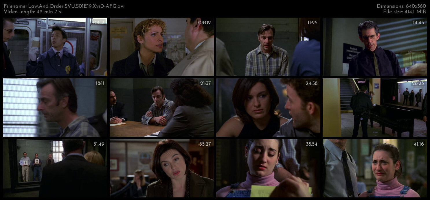 Law And Order SVU S01E19 XviD AFG TGx