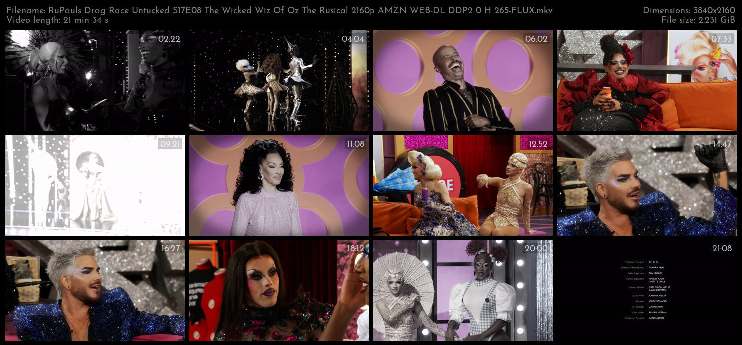 RuPauls Drag Race Untucked S17E08 The Wicked Wiz Of Oz The Rusical 2160p AMZN WEB DL DDP2 0 H 265 FL