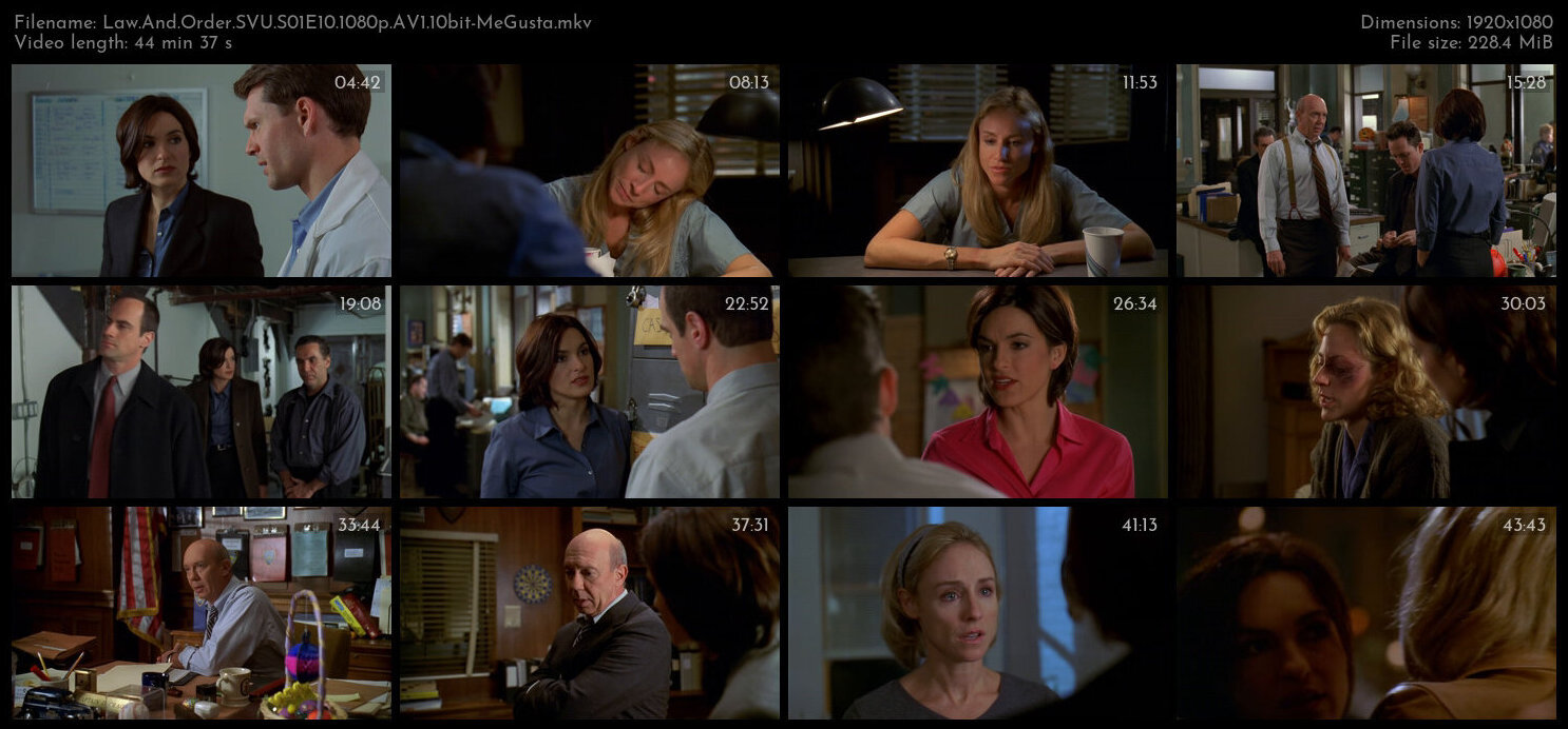 Law And Order SVU S01E10 1080p AV1 10bit MeGusta TGx