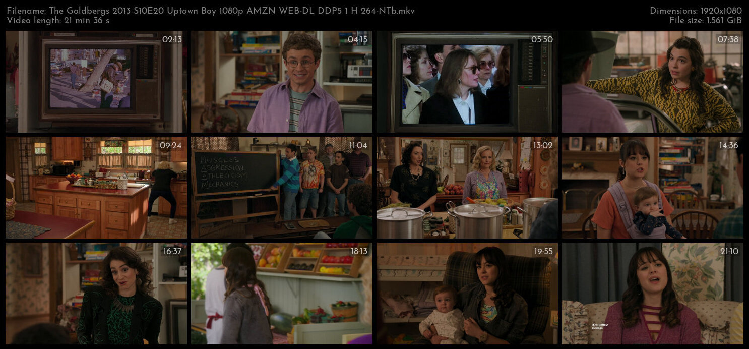 The Goldbergs 2013 S10E20 Uptown Boy 1080p AMZN WEB DL DDP5 1 H 264 NTb TGx