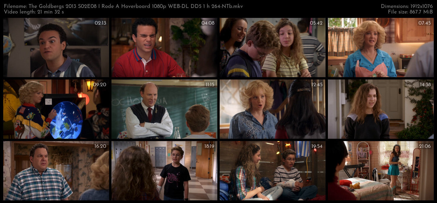 The Goldbergs 2013 S02E08 I Rode A Hoverboard 1080p WEB DL DD5 1 h 264 NTb TGx