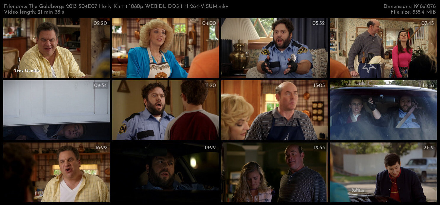 The Goldbergs 2013 S04E07 Ho ly K i t t 1080p WEB DL DD5 1 H 264 ViSUM TGx