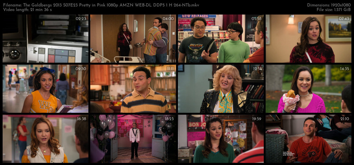 The Goldbergs 2013 S07E23 Pretty in Pink 1080p AMZN WEB DL DDP5 1 H 264 NTb TGx