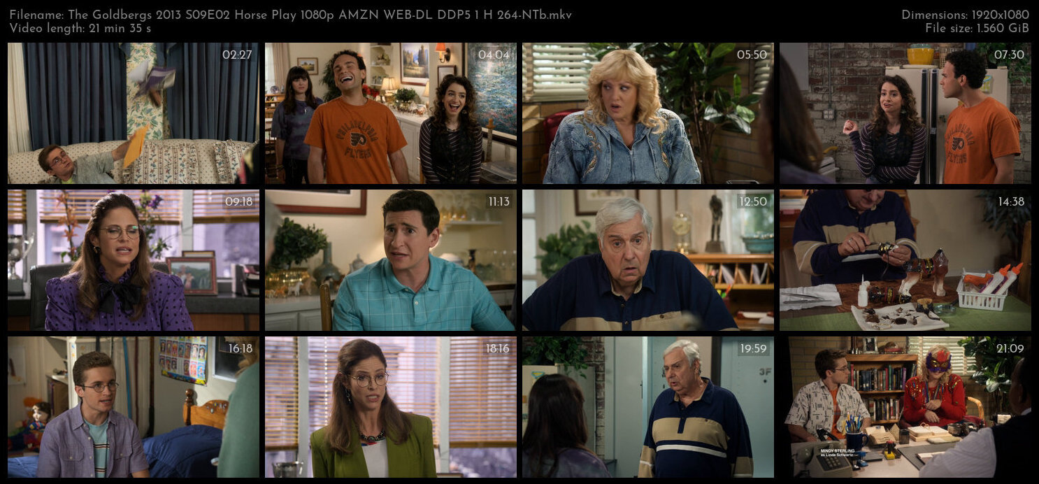 The Goldbergs 2013 S09E02 Horse Play 1080p AMZN WEB DL DDP5 1 H 264 NTb TGx