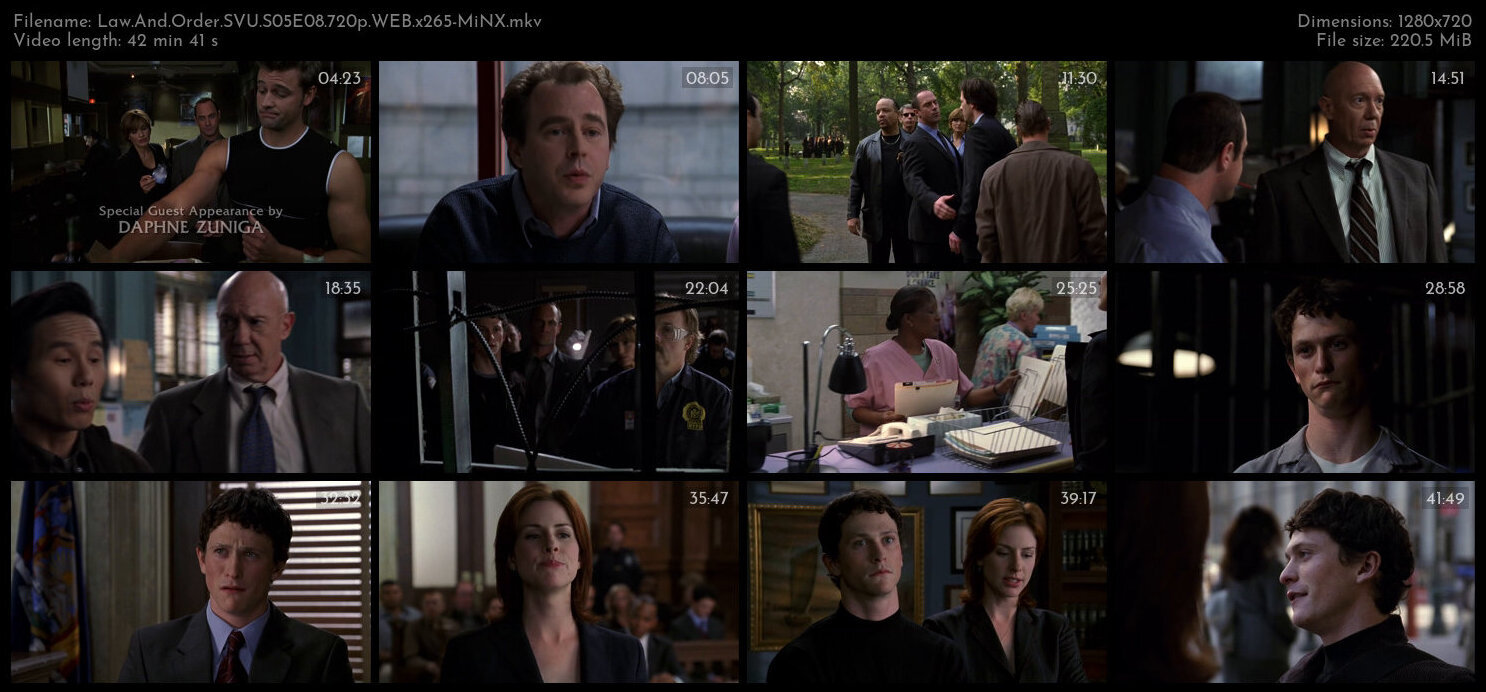 Law And Order SVU S05E08 720p WEB x265 MiNX TGx